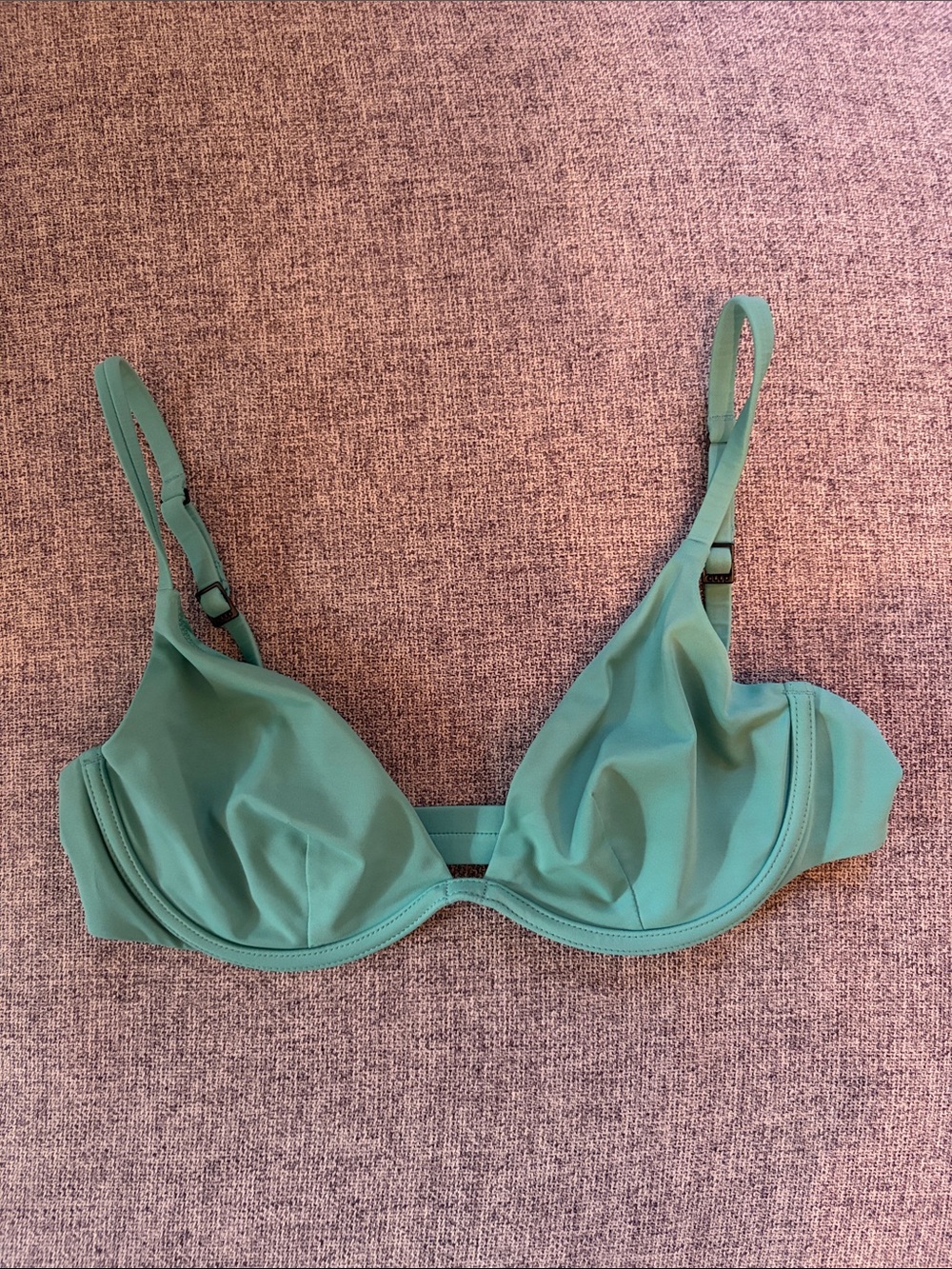CUUP Teal Bikini Underwire Top - Green